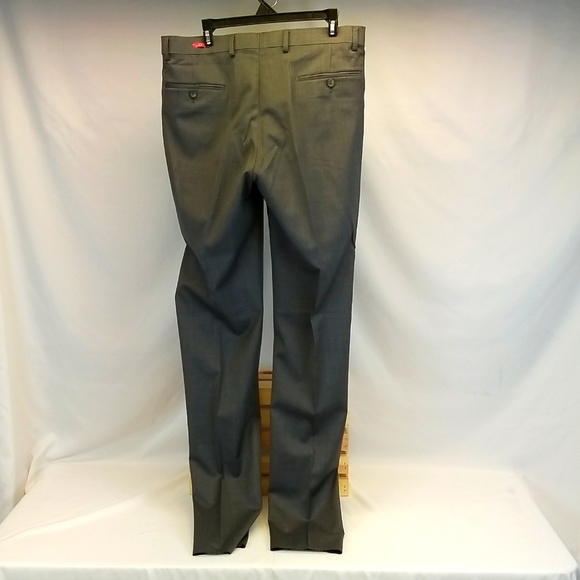 MEN'S KENNETH COLE AWEARNESS EXTRA SLIM FIT MED GREY SLACKS. SIZE 33 (UNHEMED) - Picture 2 of 7